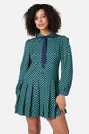 Princess Highway - Flora Geo Shirt Dress - green