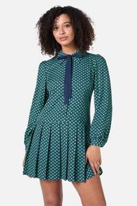 Princess Highway - Flora Geo Shirt Dress - green