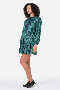 Princess Highway - Flora Geo Shirt Dress - green
