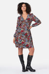 Princess Highway - Ada 90's Floral Mini Wrap Dress - red