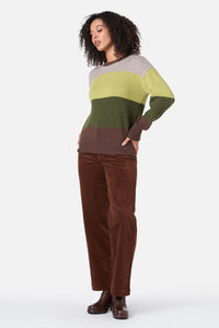 Princess Highway - Arla Stripe Knit Jumper - green