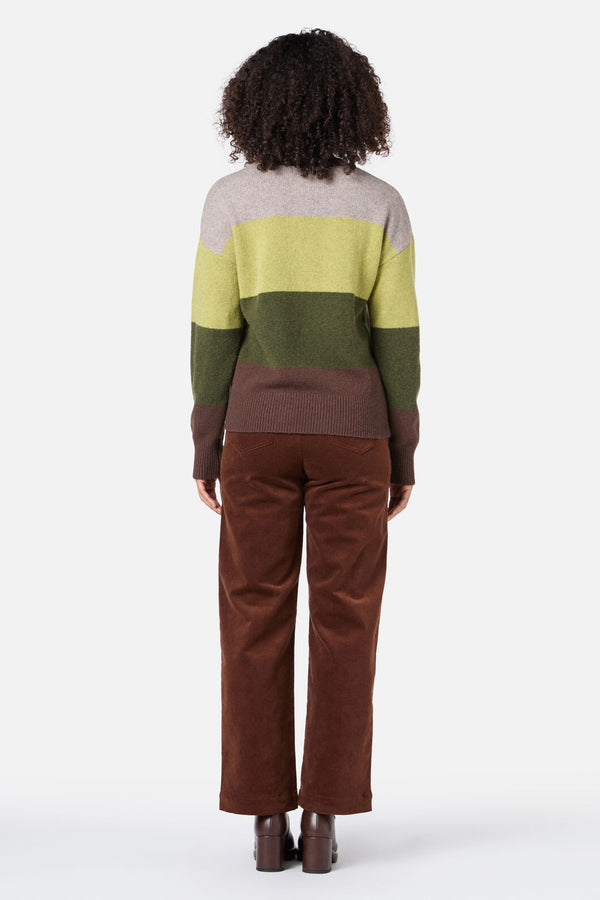 Princess Highway - Arla Stripe Knit Jumper - green