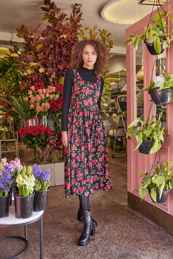 Princess Highway - Winter Rose Midi Dress - pink