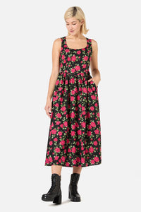 Princess Highway - Winter Rose Midi Dress - pink