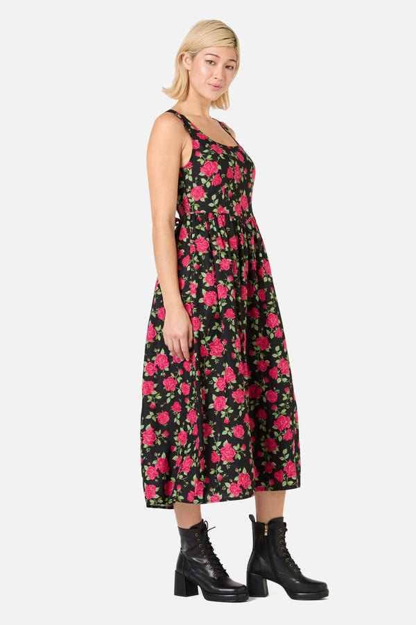 Princess Highway - Winter Rose Midi Dress - pink