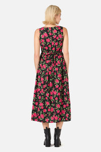 Princess Highway - Winter Rose Midi Dress - pink