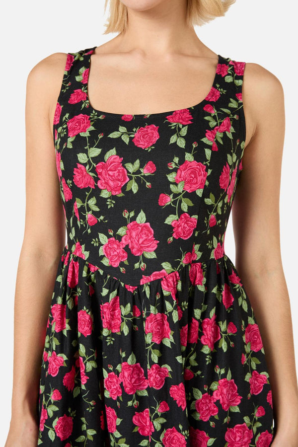 Winter Rose Midi Dress – Dangerfield