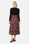 Princess Highway - Winter Rose Midi Skirt - pink