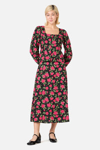 Princess Highway - Winter Rose Midi Skirt - pink