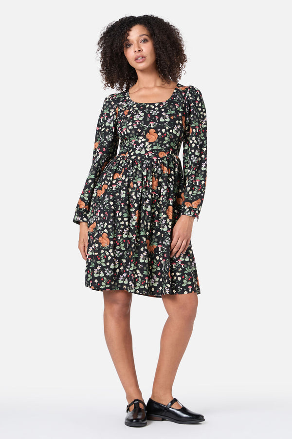 Princess Highway - Squirrel Away Mini Dress - black