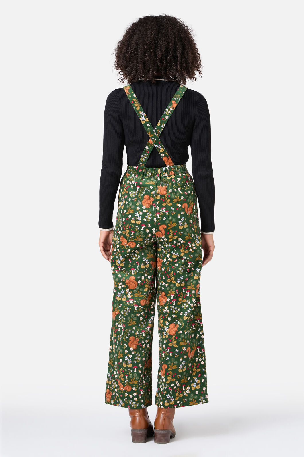 Princess Highway - Squirrel Away Cord Overall - green