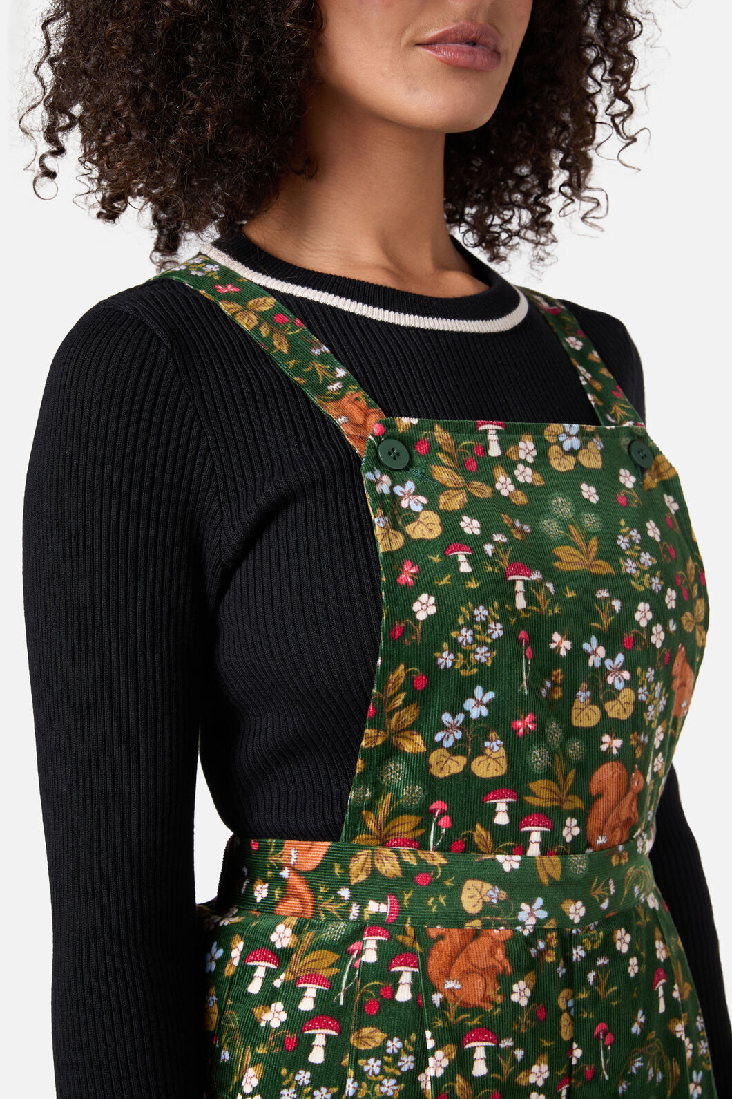 Princess Highway - Squirrel Away Cord Overall - green