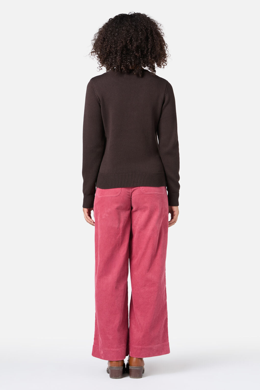 Princess Highway - Squirrel Embroidered Jumper - chocolate