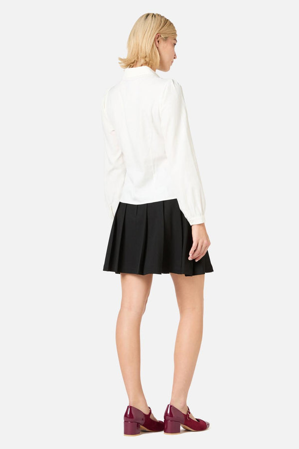 Princess Highway - Rose Bud Embroidered Blouse - cream