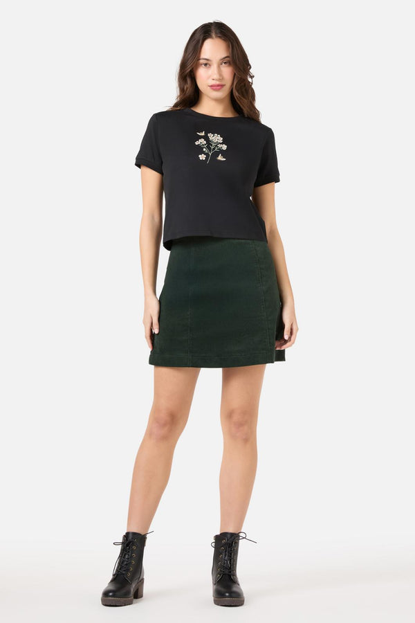 Princess Highway - Wax Flower Tee - black