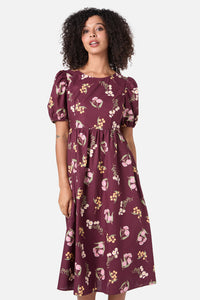Princess Highway - Elsie Native Midi Dress - chocolate