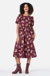 Princess Highway - Elsie Native Midi Dress - chocolate
