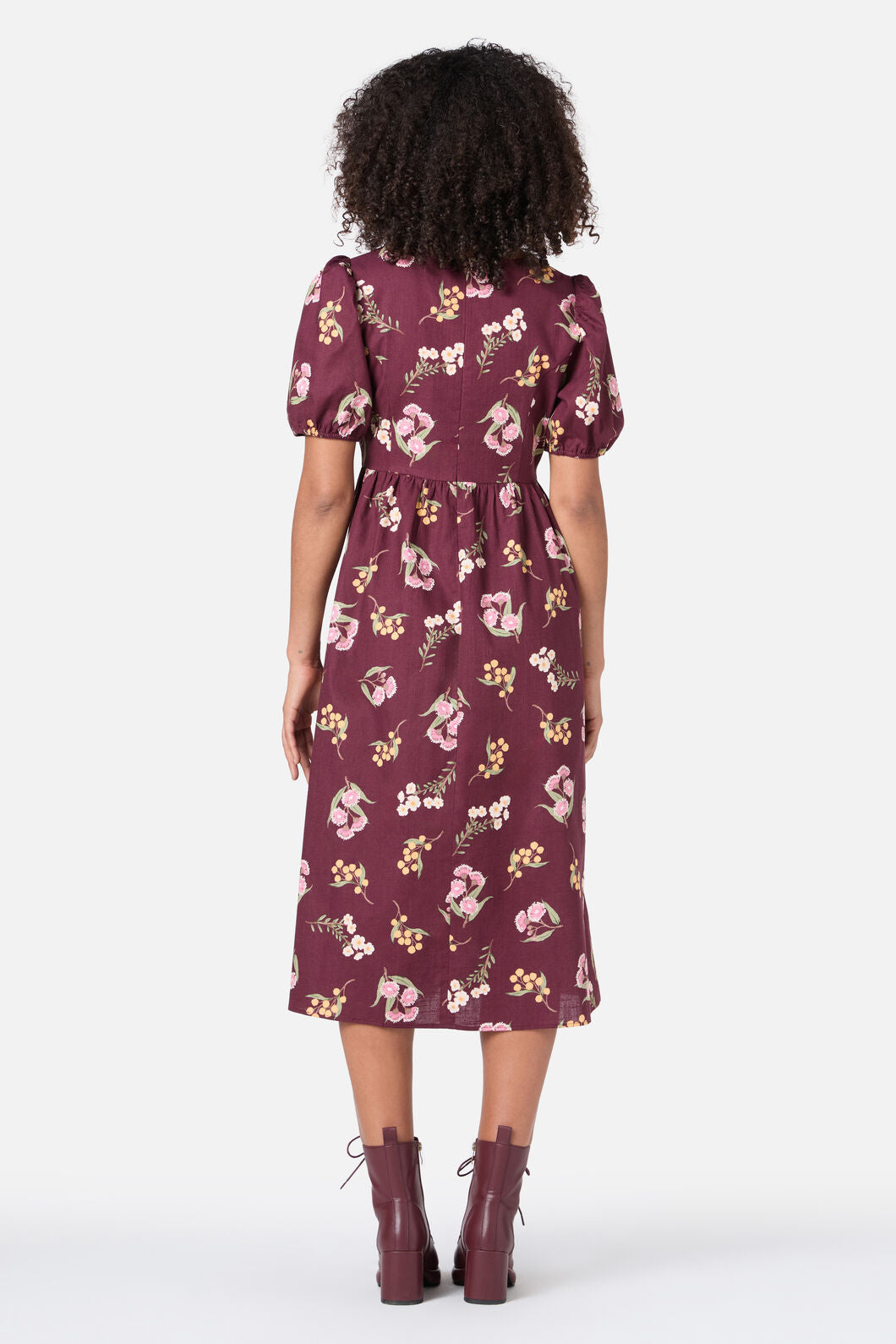 Princess Highway - Elsie Native Midi Dress - chocolate