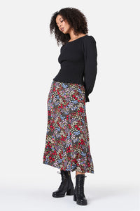 Princess Highway - Ebony Shirred Top - black