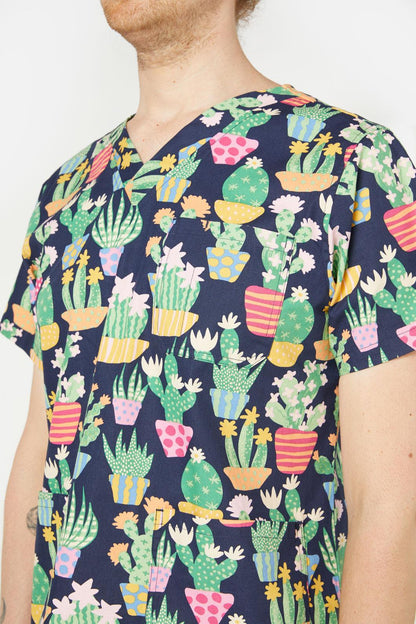 Princess Highway - Cactus Scrub Set - navy
