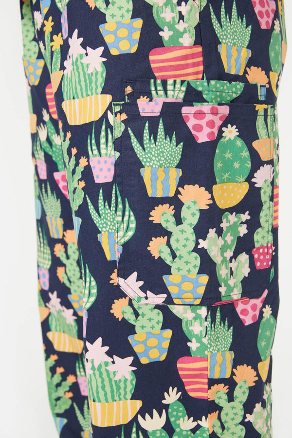 Princess Highway - Cactus Scrub Set - navy