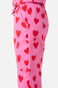 Princess Highway - Love Hearts Scrub Set - pink