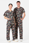 Princess Highway - Belle Bunny Scrub Set - navy