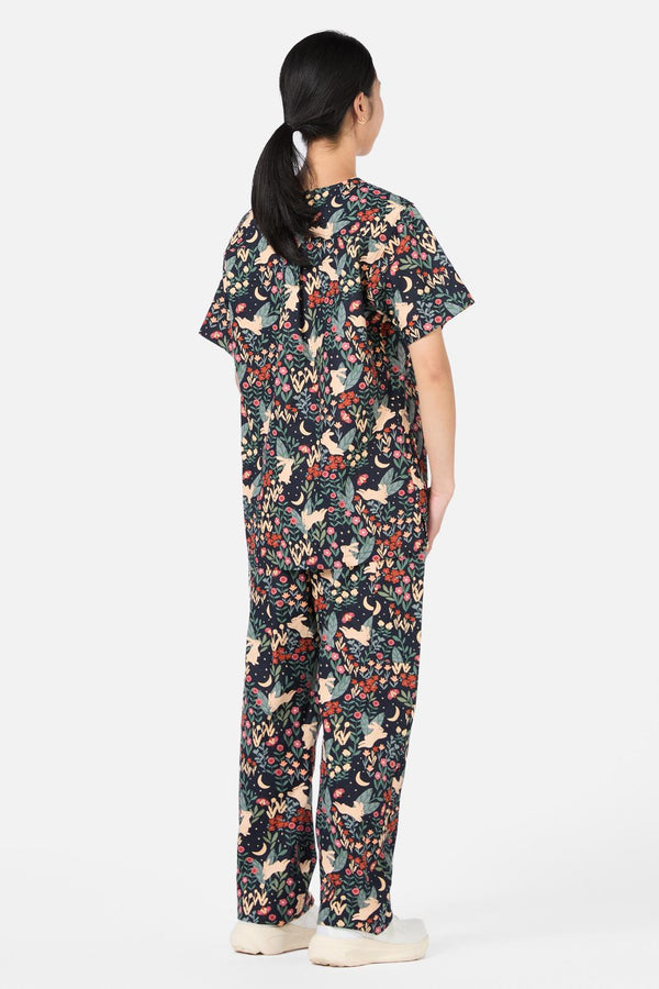 Princess Highway - Belle Bunny Scrub Set - navy