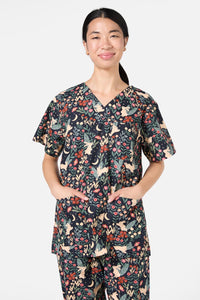 Princess Highway - Belle Bunny Scrub Set - navy