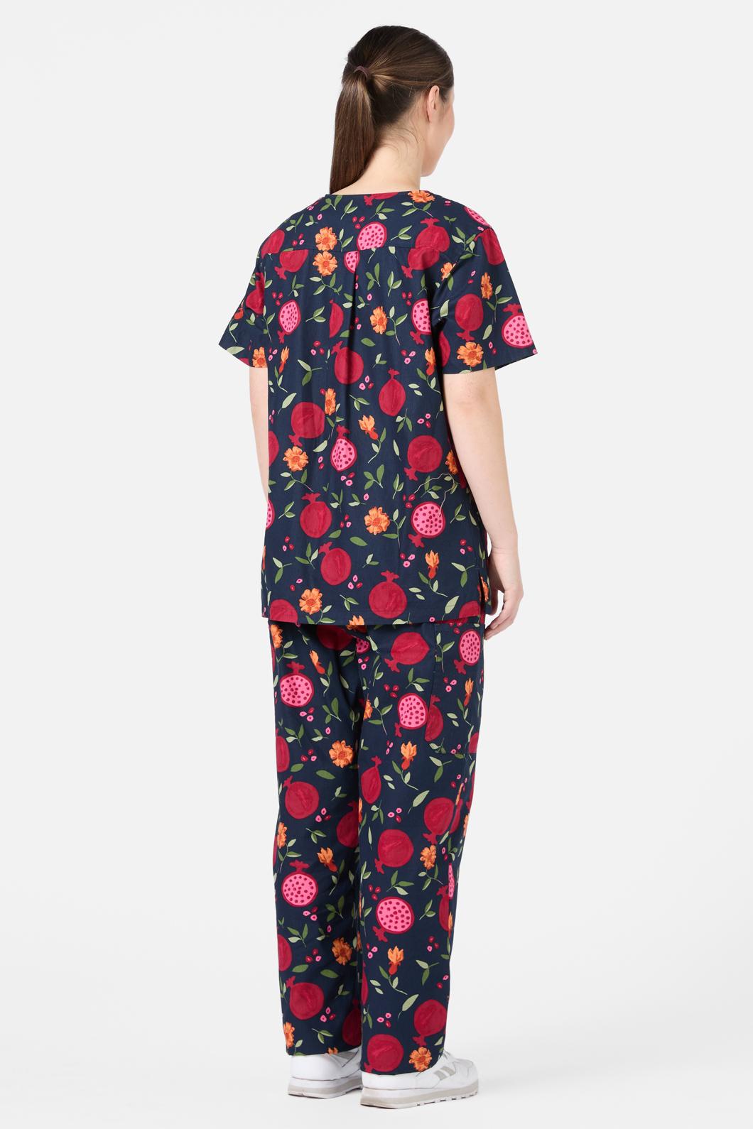 Princess Highway - Pomegranate Scrub Set - navy