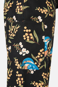 Princess Highway - Kingfisher Scrub Set - black