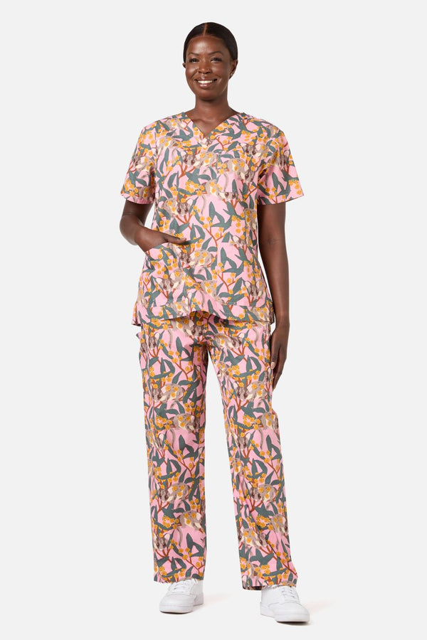 Scrubs With Love - Fairy Possum Scrub Set - pink