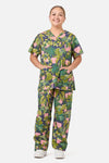 Scrubs With Love - Get Planty Scrub Set - navy