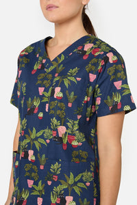 Love Scrubs - House Cat Scrub Set - navy