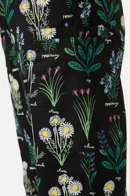 Love Scrubs - Herb Garden Scrub Set - black