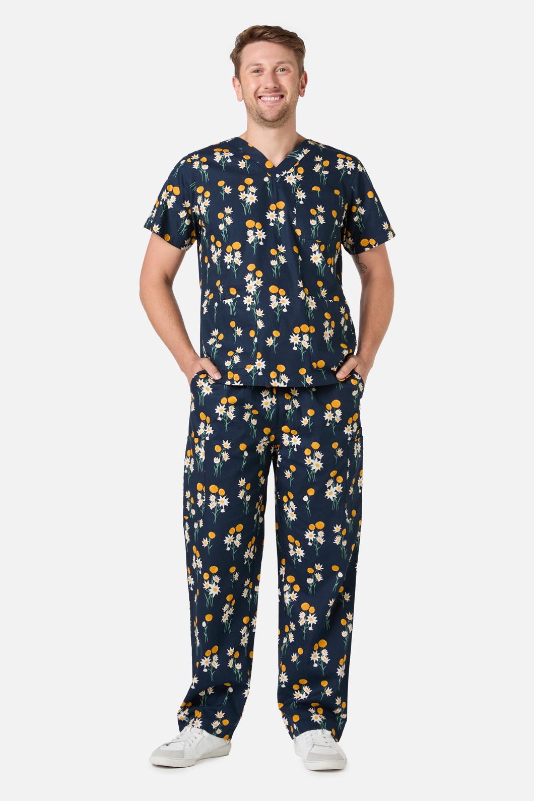 All The Cats Scrub Set