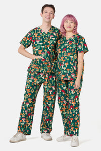 Princess Highway - Mushroom Scrub Set - green