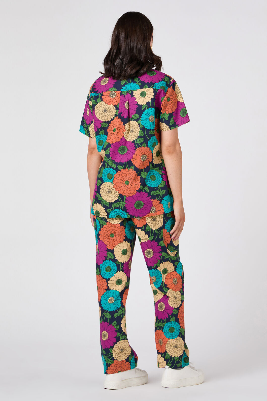 Princess Highway - Bonnie Floral Scrub Set - navy