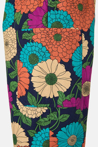 Princess Highway - Bonnie Floral Scrub Set - navy