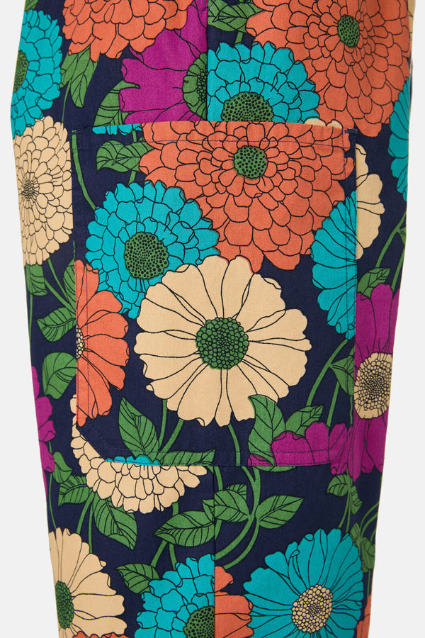 Princess Highway - Bonnie Floral Scrub Set - navy
