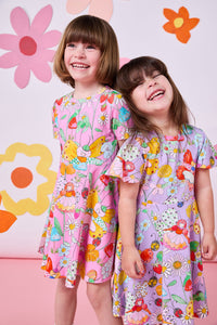 Princess Highway Kids - Fairies Kids Skater Dress - pink