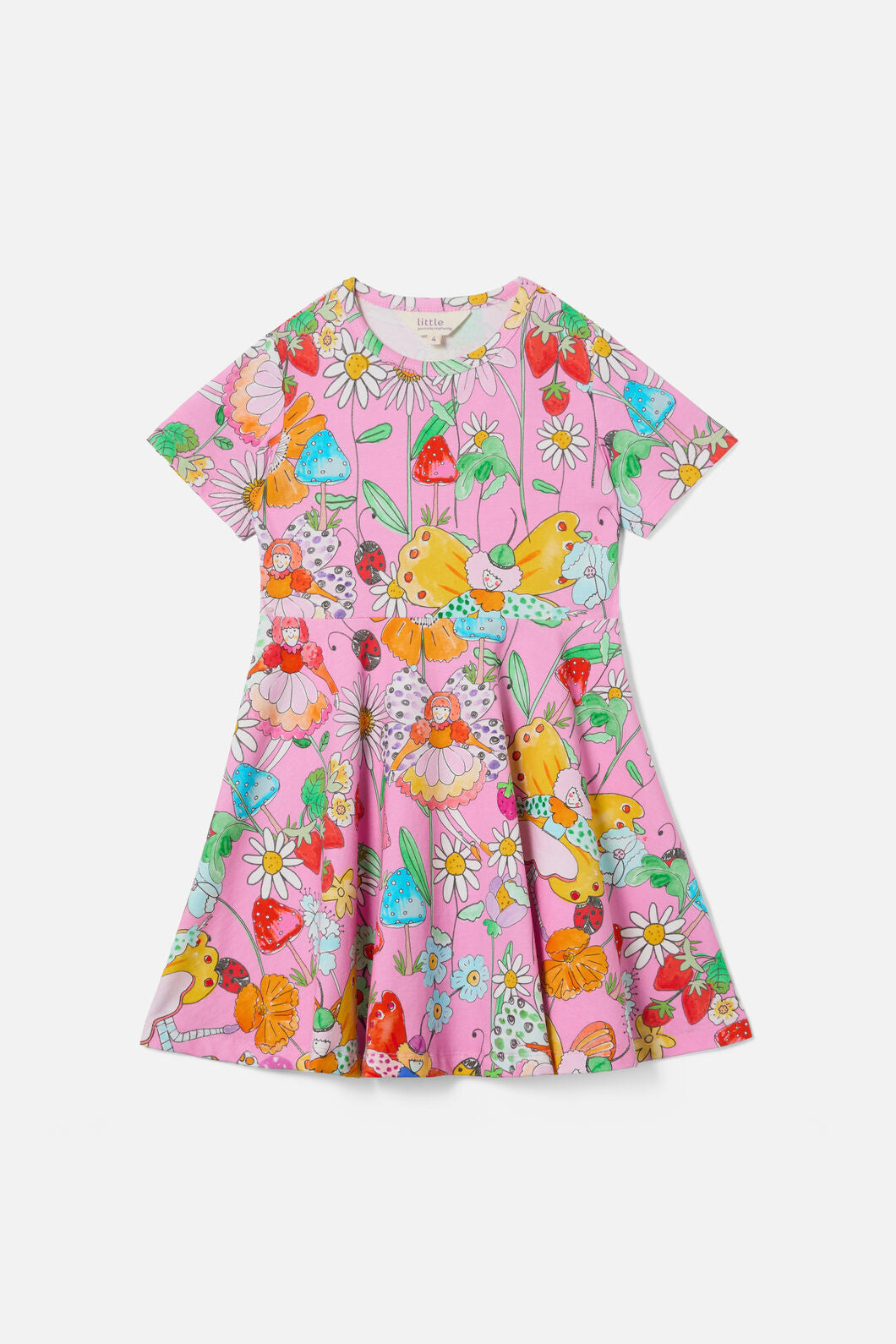 Princess Highway Kids - Fairies Kids Skater Dress - pink
