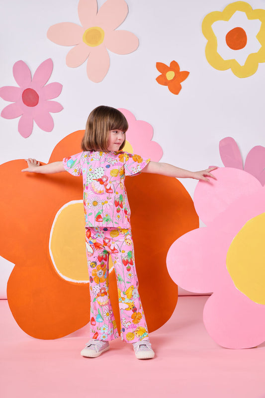 Princess Highway Kids - Fairies Kids Flared Legging - pink