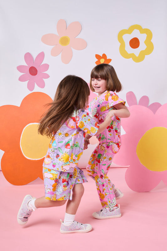 Princess Highway Kids - Fairies Kids Frill Shorts - lilac