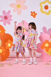 Princess Highway Kids - Fairies Kids Flutter Dress - lilac