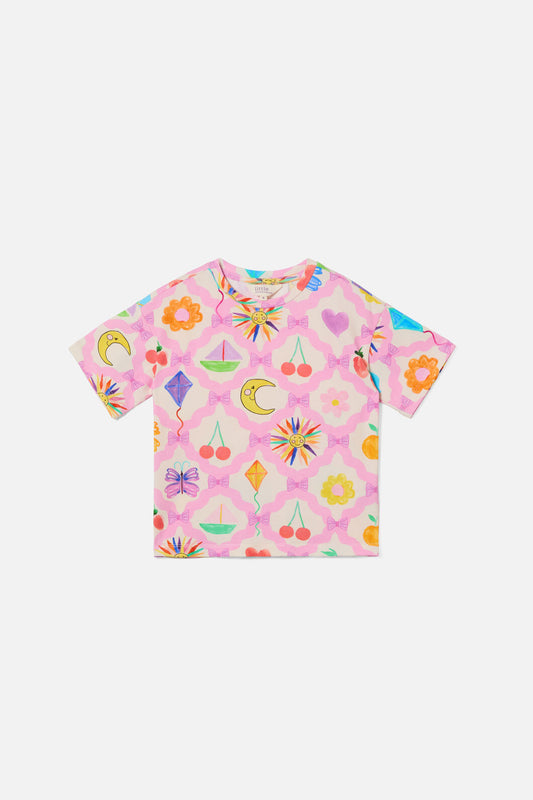 Princess Highway Kids - Collections Kids Ss Tee - pink