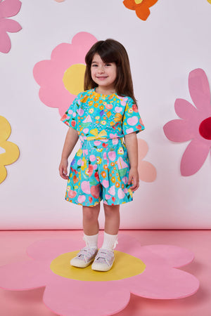 Princess Highway Kids - Pretty Things Kids Pleat Short - green