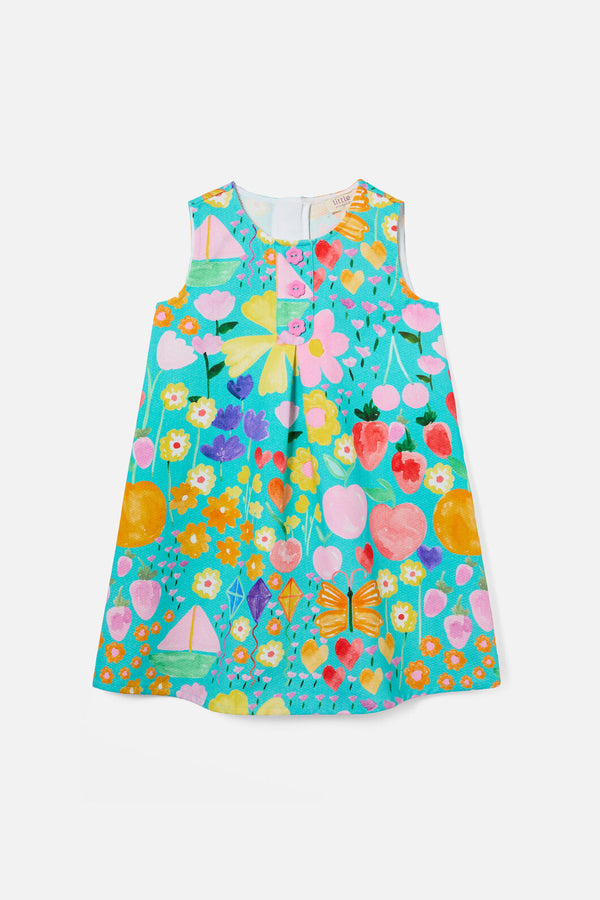 Princess Highway Kids - Pretty Things Kids Dress - green