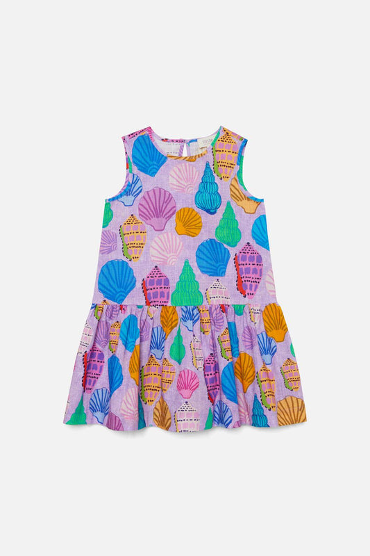 Princess Highway Kids - Shells Kids Dress - lilac