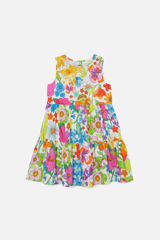 Princess Highway Kids - Cottage Kids Floral Dress - cream